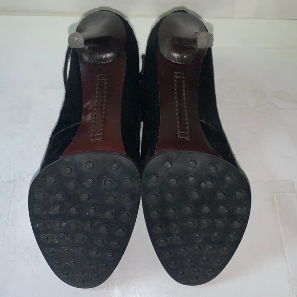 TOD'S Zebra-print calf hair leather ankle - Picture 5 of 8